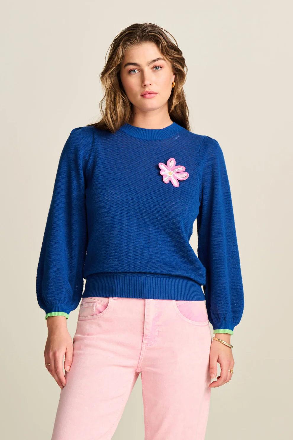 Only a Few Left – Order Now!POM Amsterdam Pullover in Ink Blue