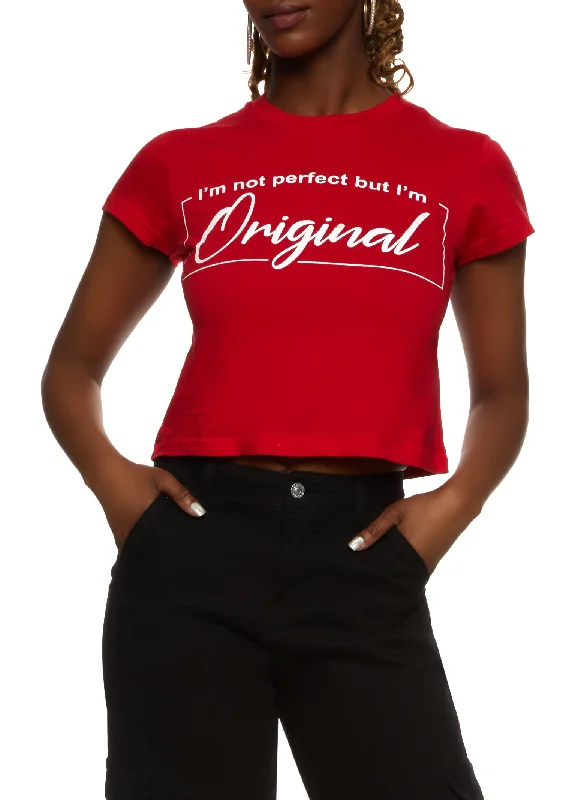 Lowest Prices Guaranteed!Im Not Perfect But Im Original Graphic Tee